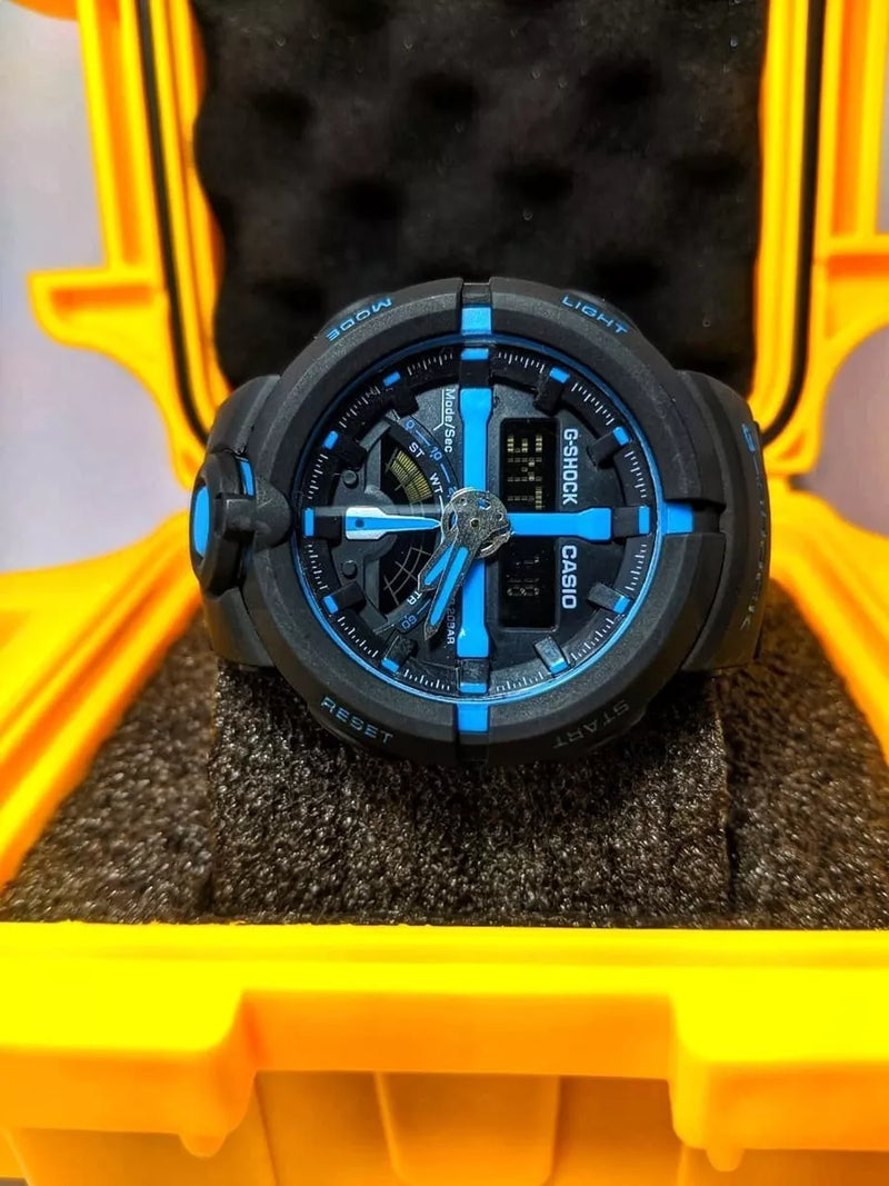 G-shock Ga-500 Preto/azul A Prova D'agua