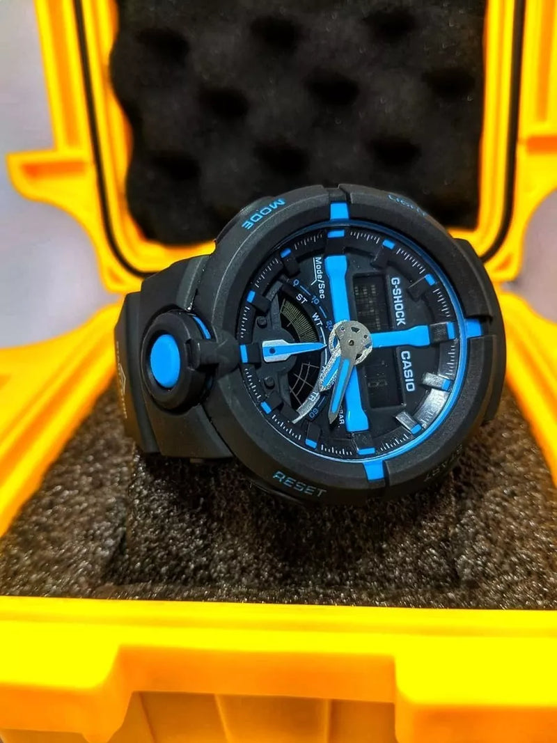 G-shock Ga-500 Preto/azul A Prova D'agua