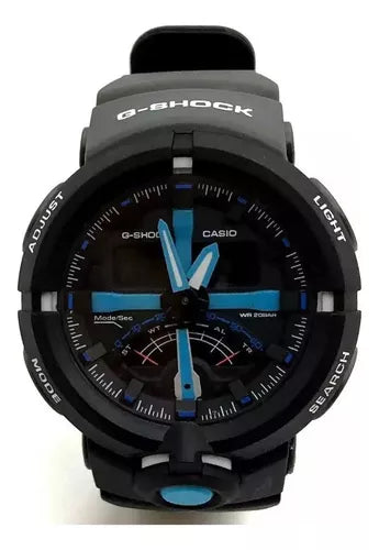 G-shock Ga-500 Preto/azul A Prova D'agua