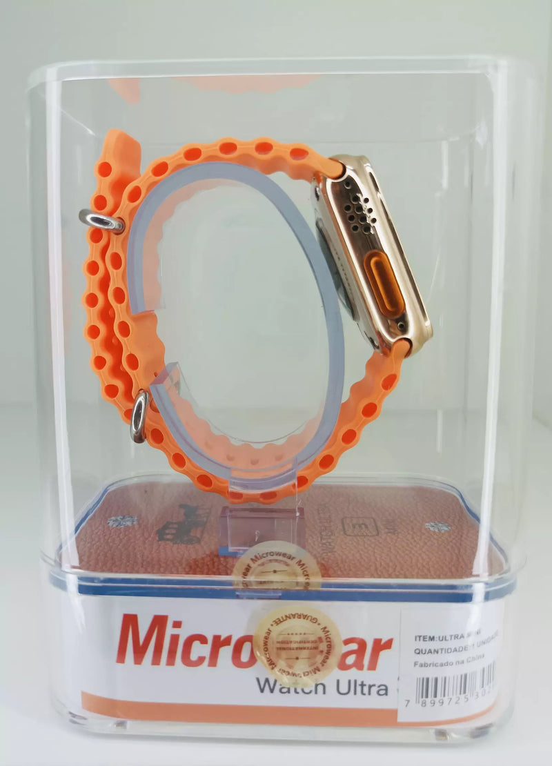 Smartwatch 8 Ultra Laranja Microwear mini 3