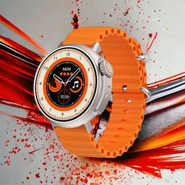 Relógio Smartwatch S9 Ultra Pro Amoled Laranja