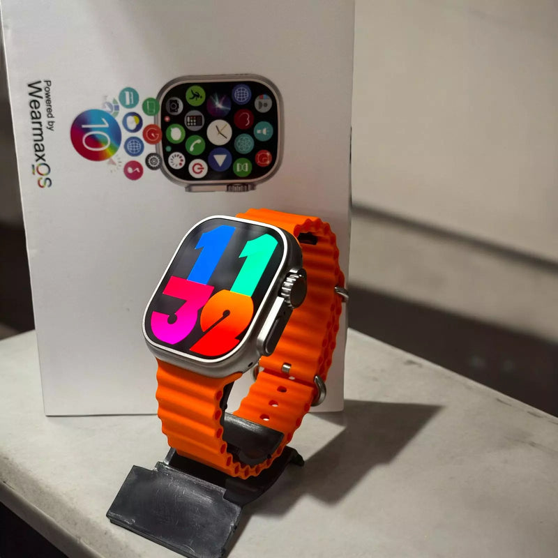 Smartwatch W69 Ultra Série 10 Wearmax Super Amoled Prata