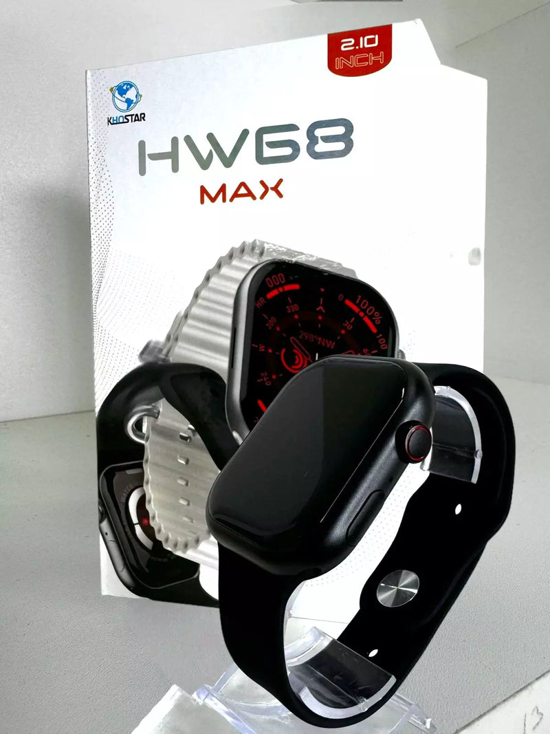 Relógio Smartwatch Hw68 MAX Preto